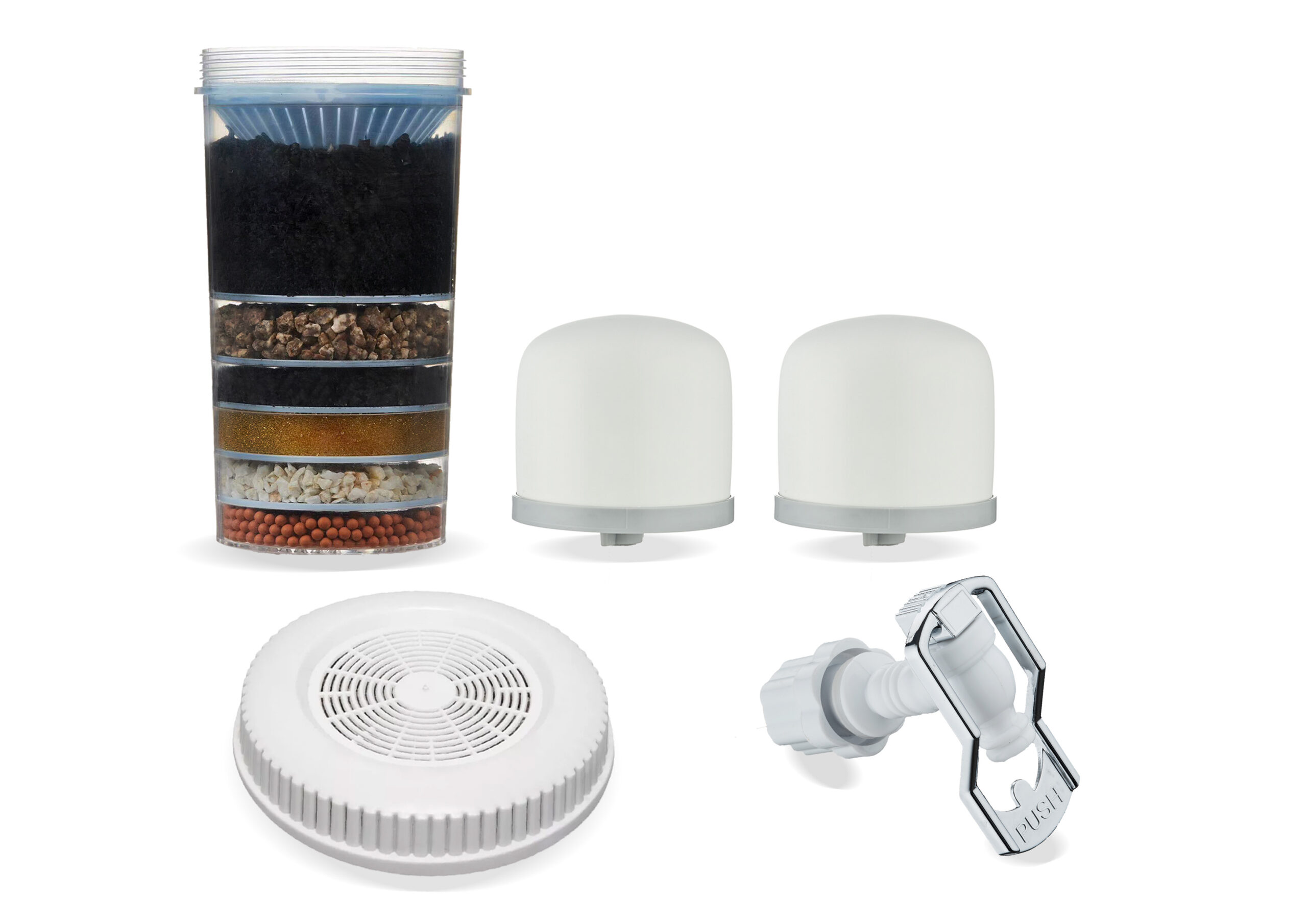 Repuestos Filtro Purificador Agua 14 Litros Kit por 5 Ecotrade principal