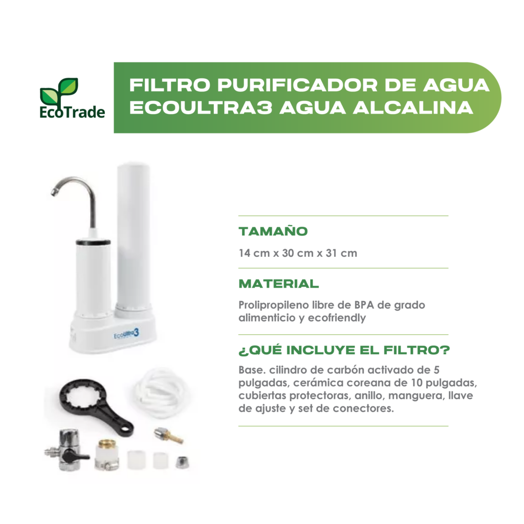 Ecotrade Filtro Purificador de Doble Filtración | Ecotrade