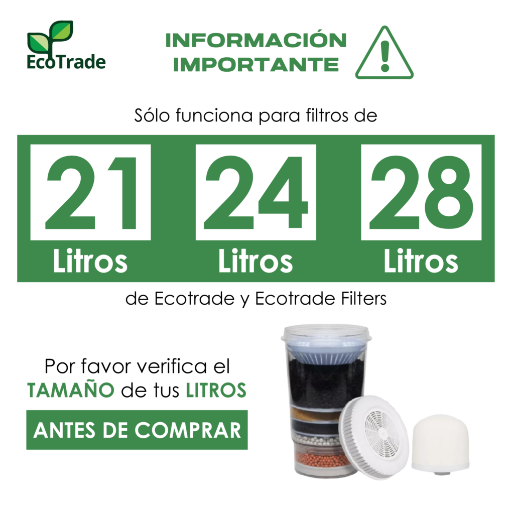 Ecotrade Kit 3 Repuestos Filtro Purificador Agua 21-24-28 Litros Ecotrade - Ecotrade