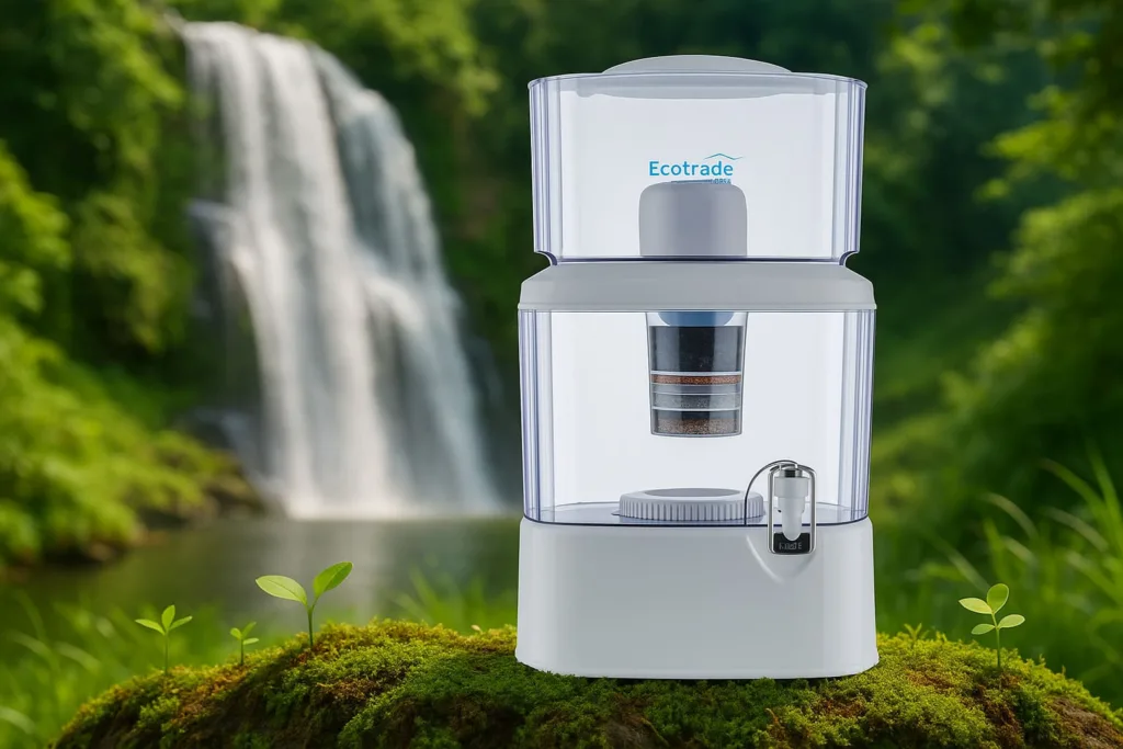Filtro Purificador de Agua Ecotrade: agua pura en casa, sin plástico y con ahorro para tu familia.