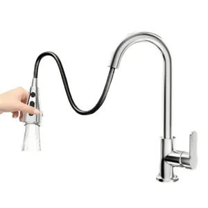 YP-8059 - Grifo Cocina Monomando con Rociador Extensible Giro 360° - PRINCIPAL