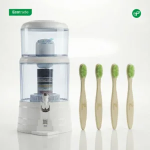 Filtro Purificador Agua 14 Litros mas 4 Cepillos Bambú Ecotrade