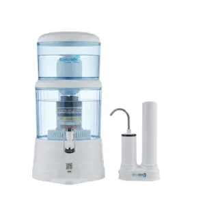 Filtro Agua 14 Litros mas Filtro doble Filtracion Ecotrade