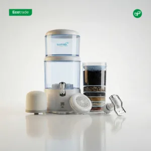 Filtro Purificador Agua 14 Litros mas 3 Repuestos y Llave Ecotrade