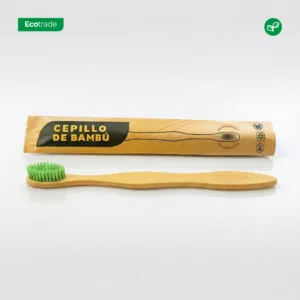 Cepillo de Dientes en Bambú para Adulto Verde Lima Ecotrade
