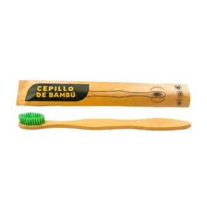 Cepillo de Dientes en Bambú para Adulto Verde Lima Ecotrade