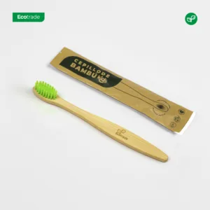 Cepillo Dental de Bambú para Niño Verde Lima Ecotrade Filters