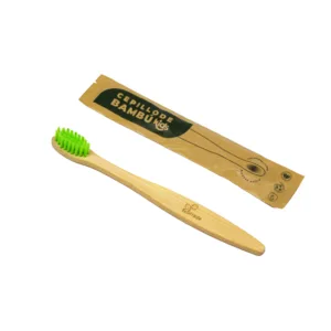 Cepillo Dental de Bambú para Niño Verde Lima Ecotrade Filters