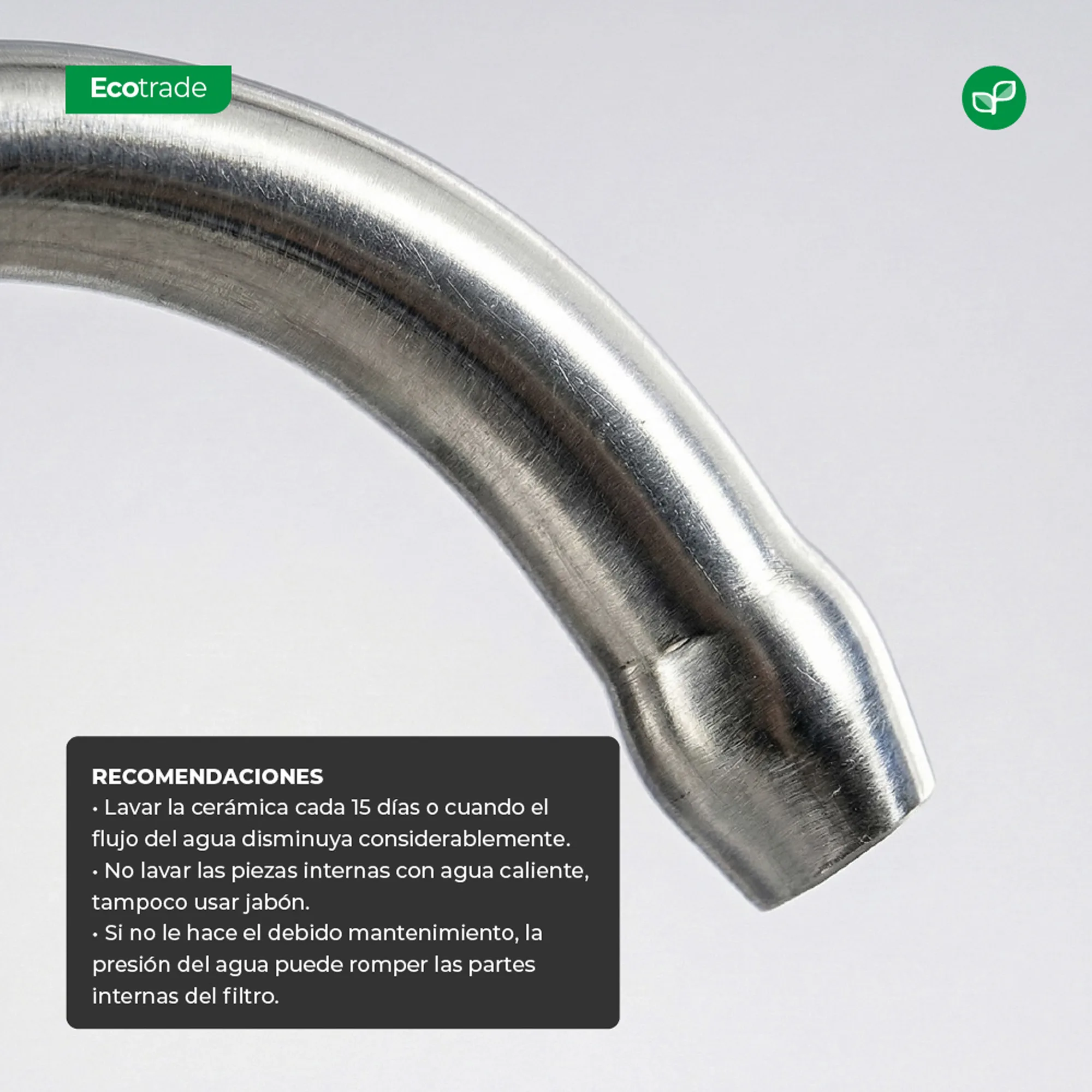 Grifo Para Filtro Purificador Ecoultra3 Ecotrade Filters - Imagen 2
