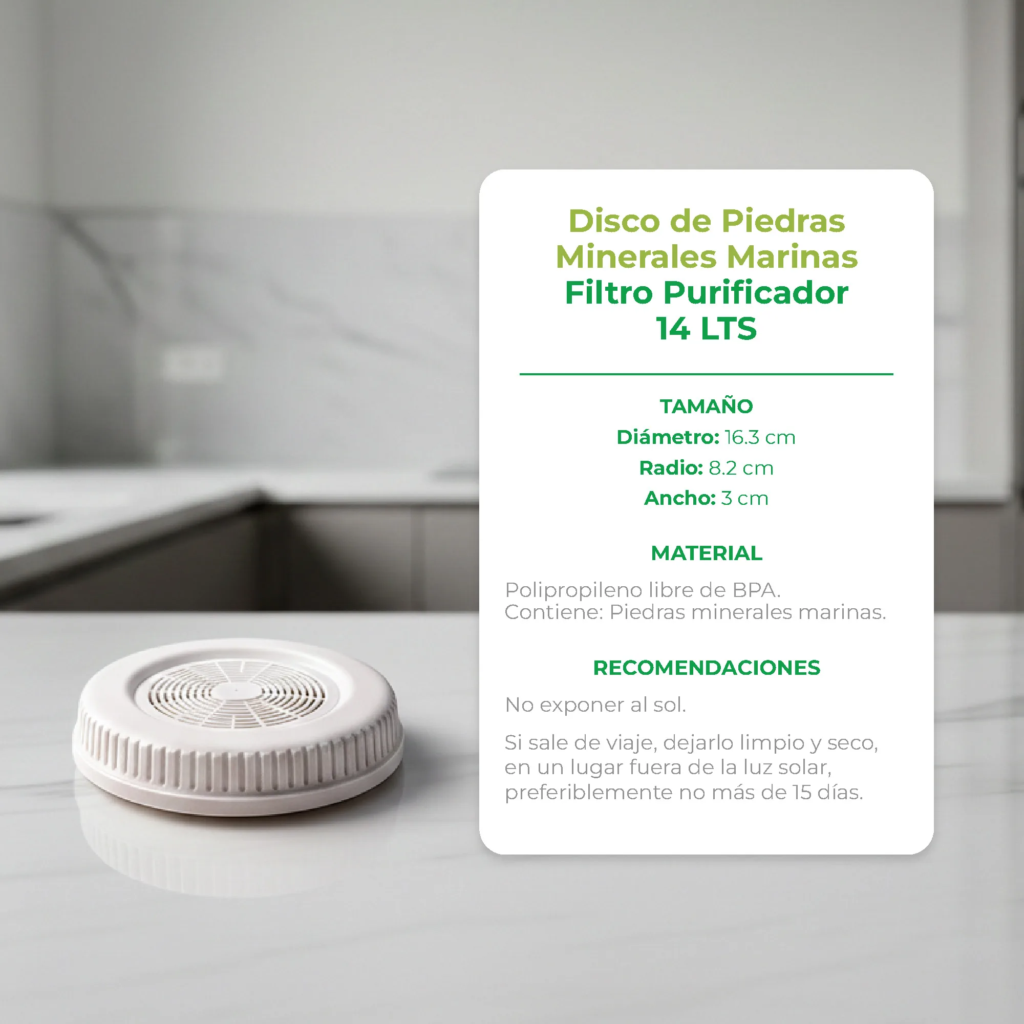 Kit 3 Repuestos 14 Litros mas Llave Magnética Ecotrade - Imagen 6