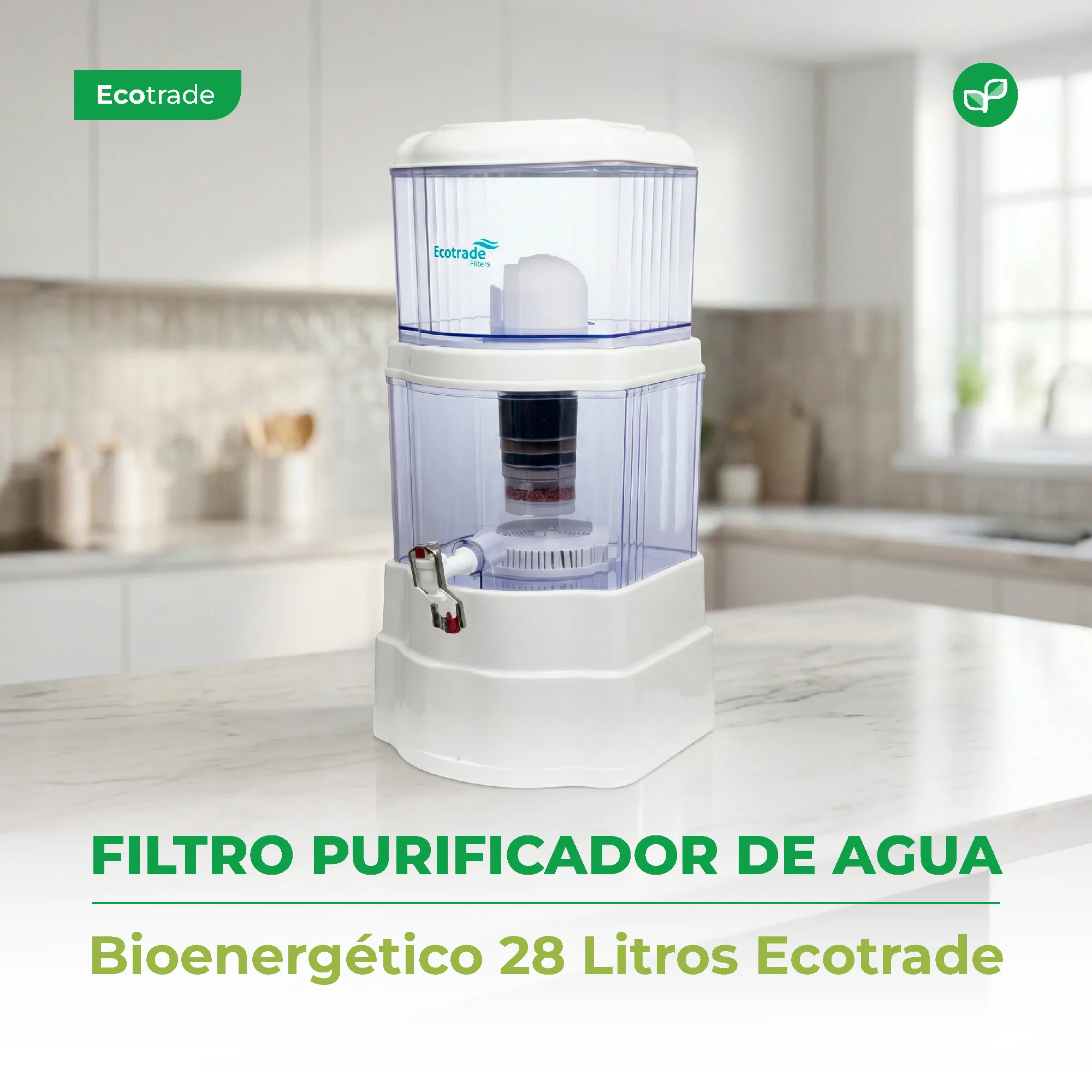 Filtro Purificador de Agua 28 Litros Ecotrade Filters - Imagen 4