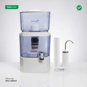 Filtro Doble Filtración mas Filtro Agua 24 Litros Ecotrade