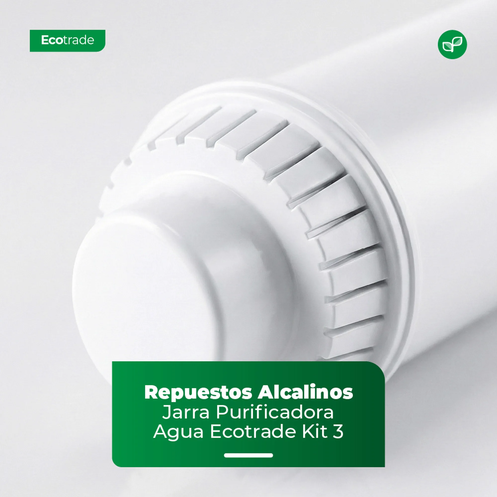 Repuestos Alcalinos Jarra Purificadora Agua Ecotrade Kit 3 - Imagen 4