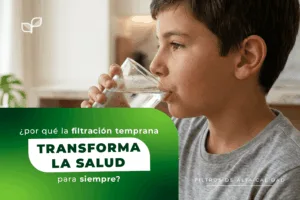 Agua purificada para niños: descubre por qué cuidar la calidad del agua desde la infancia puede contribuir al bienestar de toda la familia.