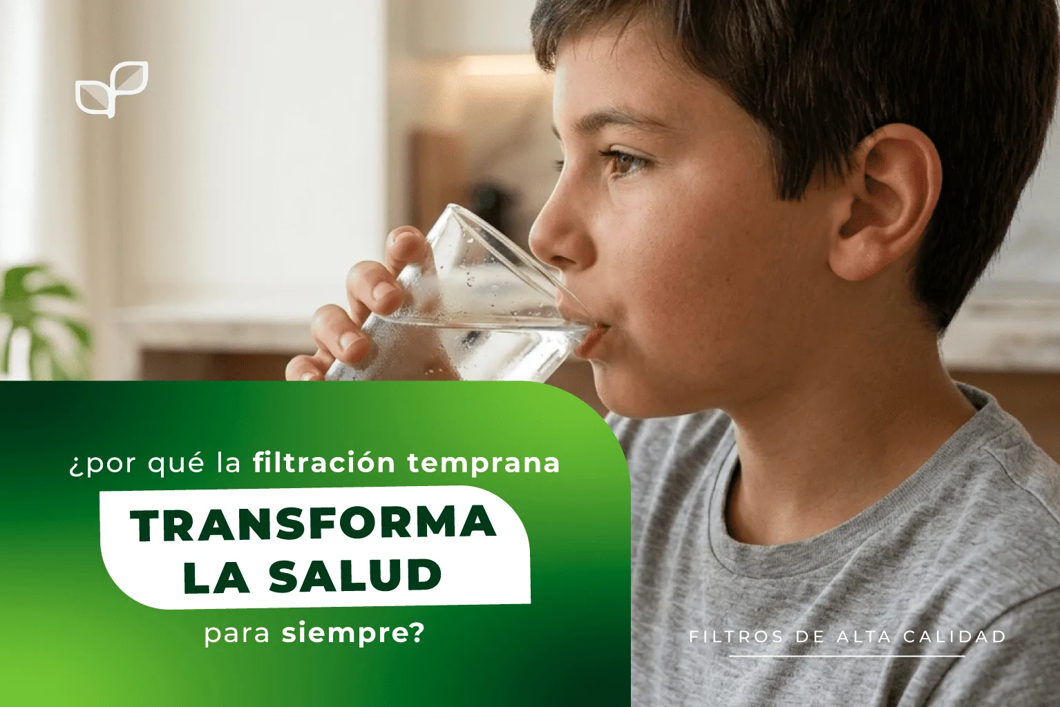 Agua purificada para niños: descubre por qué cuidar la calidad del agua desde la infancia puede contribuir al bienestar de toda la familia.