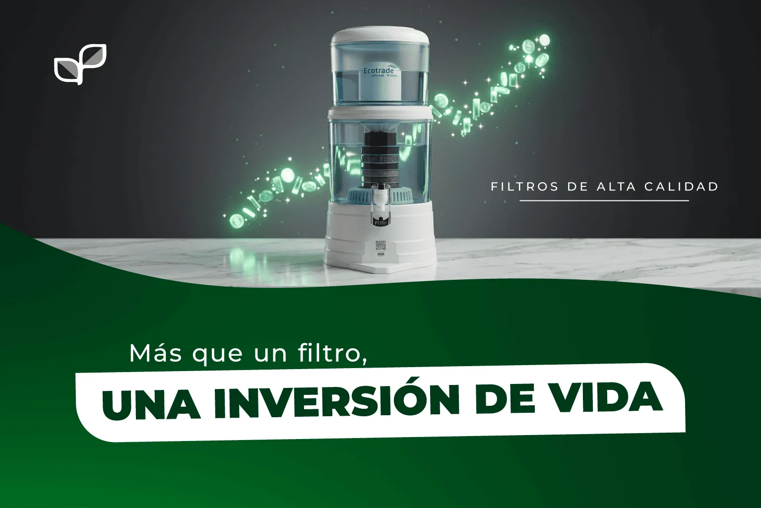 Descubre por qué Ecotrade es el mejor filtro de agua para tu hogar: calidad, repuestos, garantía, envío y atención personalizada.